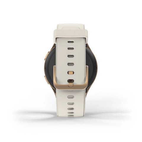 Smartwatch Hama 8900 GPS AMOLED 1.32" z beżowym paskiem silikonowym - złoty Smartwatch Hama 8900 GPS AMOLED 1.32" z beżowym paskiem silikonowym - złoty