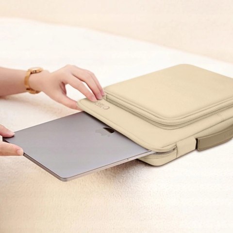 Torba Tech-Protect Basic Bag na laptopa 13-14" - beżowa Torba Tech-Protect Basic Bag na laptopa 13-14" - beżowa