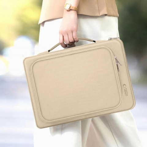 Torba Tech-Protect Basic Bag na laptopa 15-16" - beżowa Torba Tech-Protect Basic Bag na laptopa 15-16" - beżowa