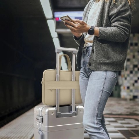 Torba Tech-Protect Carrying Bag na laptopa 13-14" - beżowa Torba Tech-Protect Carrying Bag na laptopa 13-14" - beżowa