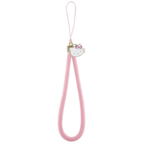 Zawieszka na telefon Hello Kitty Nylon Cord Kitty Head - różowa Zawieszka na telefon Hello Kitty Nylon Cord Kitty Head - różowa