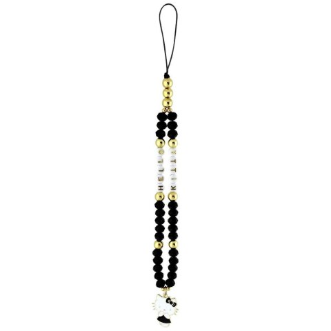 Zawieszka na telefon Hello Kitty Pearls and Beads Kitty Charm - czarna Zawieszka na telefon Hello Kitty Pearls and Beads Kitty Charm - czarna