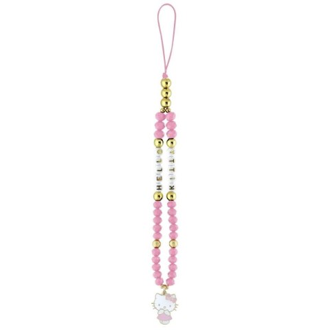 Zawieszka na telefon Hello Kitty Pearls and Beads Kitty Charm - różowa Zawieszka na telefon Hello Kitty Pearls and Beads Kitty Charm - różowa