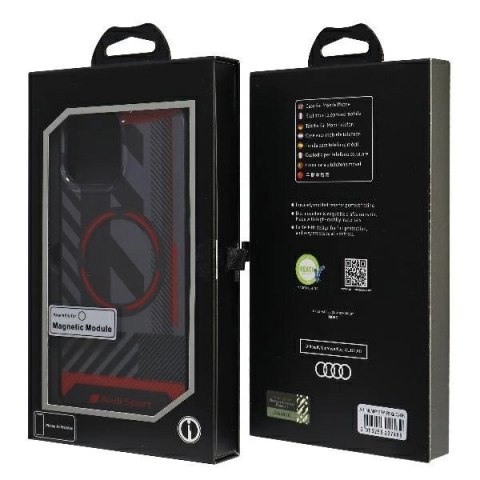 Etui Audi IML Sport MagSafe Case na iPhone 13 Pro Max - czarne Etui Audi IML Sport MagSafe Case na iPhone 13 Pro Max - czarne
