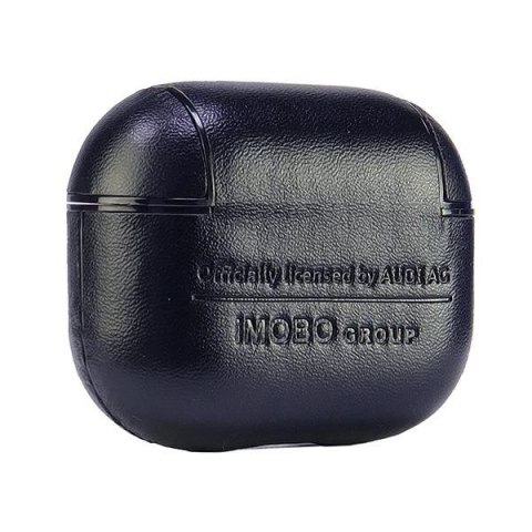 Etui Audi Leather Big Logo na AirPods 3 - czarne Etui Audi Leather Big Logo na AirPods 3 - czarne