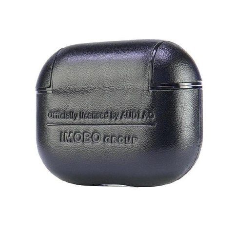 Etui Audi Leather Big Logo na AirPods 3 - czarne Etui Audi Leather Big Logo na AirPods 3 - czarne