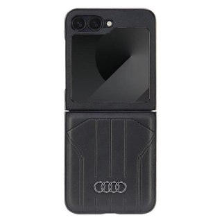 Etui Audi Synthetic Leather MagSafe na Samsung Galaxy Z Flip 6 - czarne