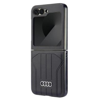 Etui Audi Synthetic Leather MagSafe na Samsung Galaxy Z Flip 6 - czarne