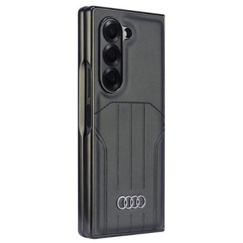 Etui Audi Synthetic Leather MagSafe na Samsung Galaxy Z Fold 6 - czarne Etui Audi Synthetic Leather MagSafe na Samsung Galaxy Z Fold 6 - czarne
