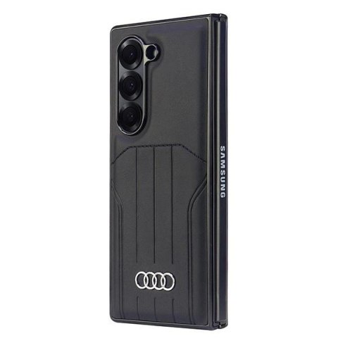 Etui Audi Synthetic Leather MagSafe na Samsung Galaxy Z Fold 6 - czarne Etui Audi Synthetic Leather MagSafe na Samsung Galaxy Z Fold 6 - czarne