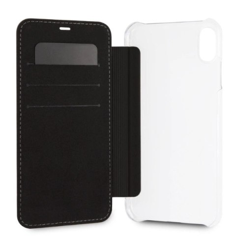 Etui BMW Carbon Tricolor Stripe na iPhone XS Max - czarne