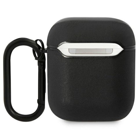 Etui BMW Leather Color Lines na AirPods 1 / 2 - czarna Etui BMW Leather Color Lines na AirPods 1 / 2 - czarna