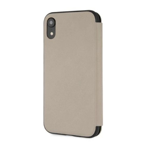 Etui BMW Logo Imprint na iPhone Xr - beżowe Etui BMW Logo Imprint na iPhone Xr - beżowe