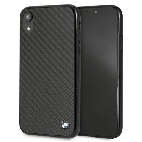 Etui BMW Siganture Carbon na iPhone Xr - czarne Etui BMW Siganture Carbon na iPhone Xr - czarne
