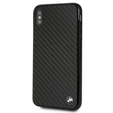 Etui BMW Siganture Carbon na iPhone Xs Max - czarne Etui BMW Siganture Carbon na iPhone Xs Max - czarne