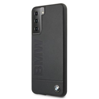 Etui BMW Signature Logo Imprint na Samsung Galaxy S21+ - granatowe