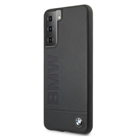 Etui BMW Signature Logo Imprint na Samsung Galaxy S21+ - granatowe