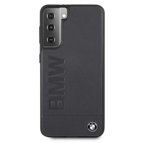Etui BMW Signature Logo Imprint na Samsung Galaxy S21+ - granatowe