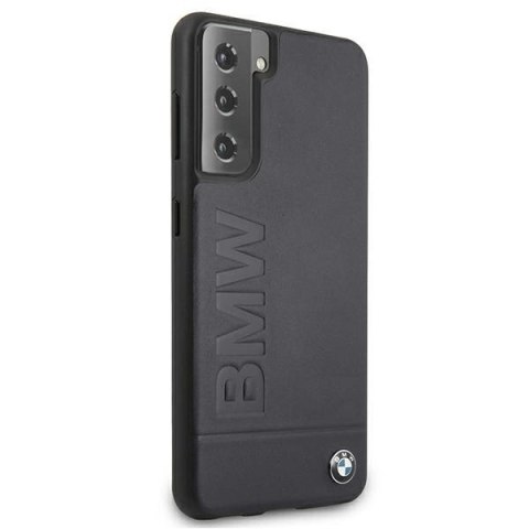 Etui BMW Signature Logo Imprint na Samsung Galaxy S21+ - granatowe