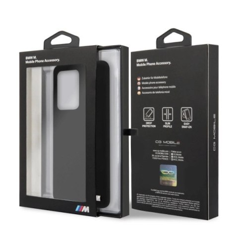 Etui BMW Silicone M Collection na Samsung Galaxy S20 Ultra - czarne Etui BMW Silicone M Collection na Samsung Galaxy S20 Ultra - czarne