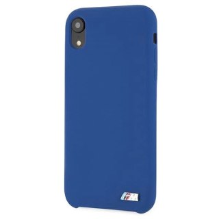 Etui BMW Silicone M Collection na iPhone Xr - niebieske