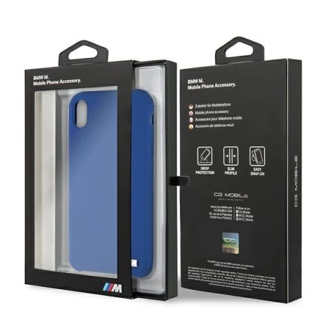 Etui BMW Silicone M Collection na iPhone Xr - niebieske Etui BMW Silicone M Collection na iPhone Xr - niebieske
