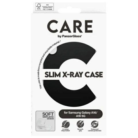 Etui CARE by PanzerGlass Fashion Case na Samsung Galaxy A16 / A16 5G - czarne Etui CARE by PanzerGlass Fashion Case na Samsung Galaxy A16 / A16 5G - czarne