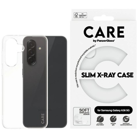Etui CARE by PanzerGlass Fashion X-Ray na Samsung Galaxy A36 5G - przezroczyste Etui CARE by PanzerGlass Fashion X-Ray na Samsung Galaxy A36 5G - przezroczyste