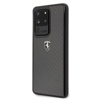 Etui Ferrari Carbon Heritage na Samsung Galaxy S20 Ultra - czarne