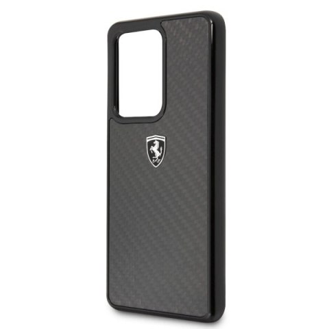 Etui Ferrari Carbon Heritage na Samsung Galaxy S20 Ultra - czarne Etui Ferrari Carbon Heritage na Samsung Galaxy S20 Ultra - czarne