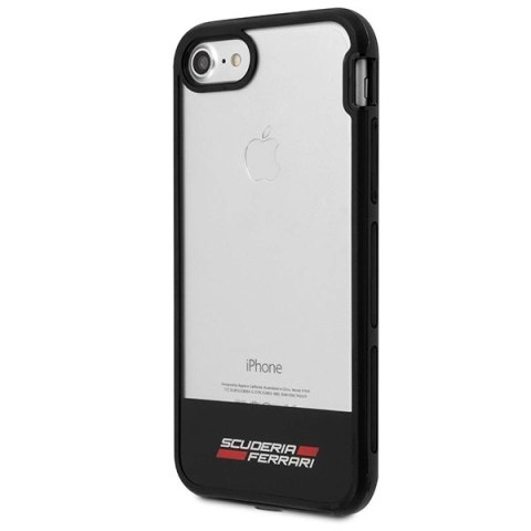 Etui Ferrari Racing Shield na iPhone 7 / 8 / SE 2020 / SE 2022 - półprzezroczyste Etui Ferrari Racing Shield na iPhone 7 / 8 / SE 2020 / SE 2022 - półprzezroczyste