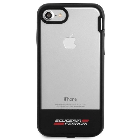 Etui Ferrari Racing Shield na iPhone 7 / 8 / SE 2020 / SE 2022 - półprzezroczyste Etui Ferrari Racing Shield na iPhone 7 / 8 / SE 2020 / SE 2022 - półprzezroczyste