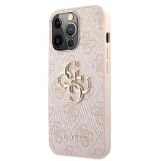 Etui Guess 4G Big Metal Logo na iPhone 13 Pro / 13 6,1" - różowe