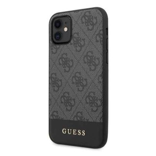 Etui Guess 4G Stripe Collection na iPhone 11 6,1" / Xr - szare
