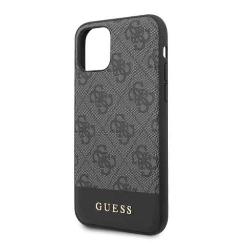 Etui Guess 4G Stripe Collection na iPhone 11 6,1" / Xr - szare