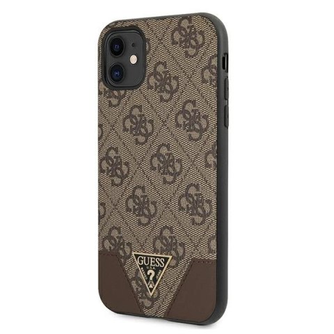 Etui Guess 4G Triangle Collection na iPhone 11 6,1" / Xr 6,1" - brązowe Etui Guess 4G Triangle Collection na iPhone 11 6,1" / Xr 6,1" - brązowe