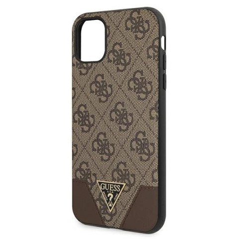Etui Guess 4G Triangle Collection na iPhone 11 6,1" / Xr 6,1" - brązowe Etui Guess 4G Triangle Collection na iPhone 11 6,1" / Xr 6,1" - brązowe