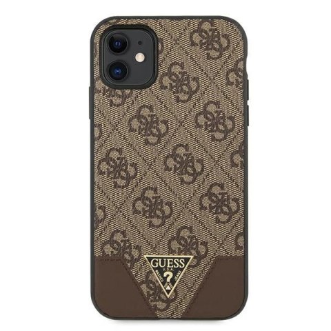 Etui Guess 4G Triangle Collection na iPhone 11 6,1" / Xr 6,1" - brązowe Etui Guess 4G Triangle Collection na iPhone 11 6,1" / Xr 6,1" - brązowe