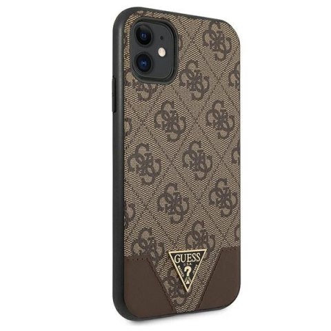 Etui Guess 4G Triangle Collection na iPhone 11 6,1" / Xr 6,1" - brązowe Etui Guess 4G Triangle Collection na iPhone 11 6,1" / Xr 6,1" - brązowe