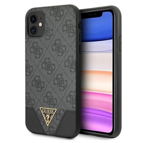 Etui Guess 4G Triangle Collection na iPhone 11 6,1" / Xr - szare Etui Guess 4G Triangle Collection na iPhone 11 6,1" / Xr - szare