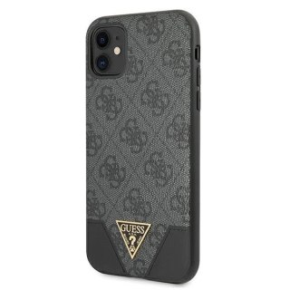 Etui Guess 4G Triangle Collection na iPhone 11 6,1" / Xr - szare