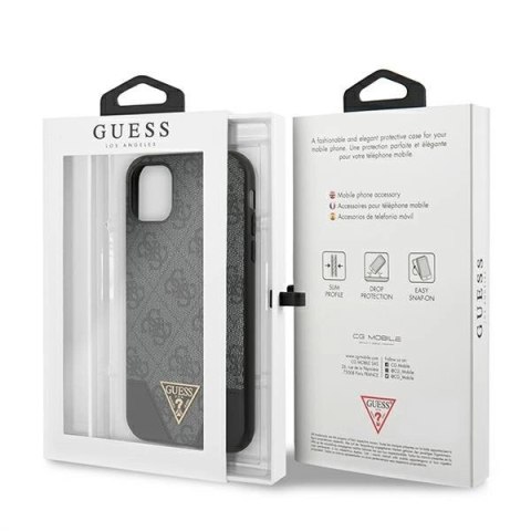 Etui Guess 4G Triangle Collection na iPhone 11 6,1" / Xr - szare Etui Guess 4G Triangle Collection na iPhone 11 6,1" / Xr - szare