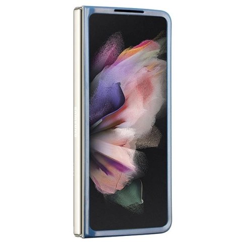 Etui Guess 4G Triangle Strass na Samsung Galaxy Z Fold 5 - niebieskie Etui Guess 4G Triangle Strass na Samsung Galaxy Z Fold 5 - niebieskie