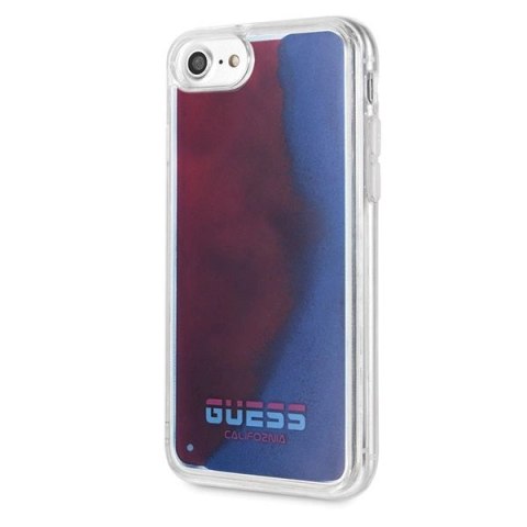 Etui Guess California Glow in the dark na iPhone 7 / 8 / SE 2020 - czerwone Etui Guess California Glow in the dark na iPhone 7 / 8 / SE 2020 - czerwone