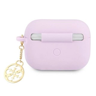 Etui Guess Charm 4G Collection na AirPods Pro - fioletowe