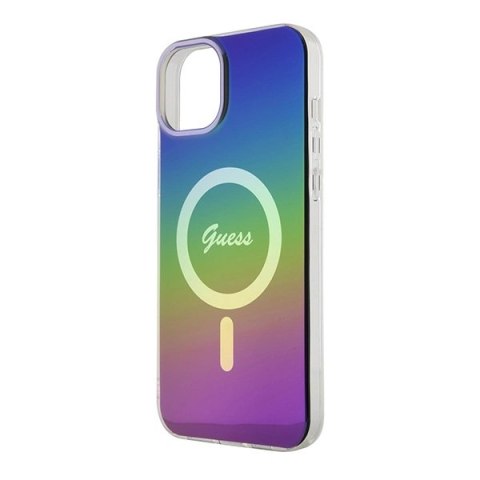 Etui Guess IML Iridescent MagSafe na iPhone 15 / 14 / 13 6.1" - multikolor Etui Guess IML Iridescent MagSafe na iPhone 15 / 14 / 13 6.1" - multikolor