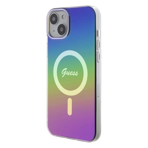 Etui Guess IML Iridescent MagSafe na iPhone 15 Plus / 14 Plus 6.7" - multikolor Etui Guess IML Iridescent MagSafe na iPhone 15 Plus / 14 Plus 6.7" - multikolor