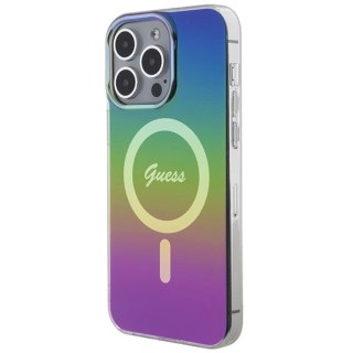 Etui Guess IML Iridescent MagSafe na iPhone 15 Pro Max 6.7" - multikolor