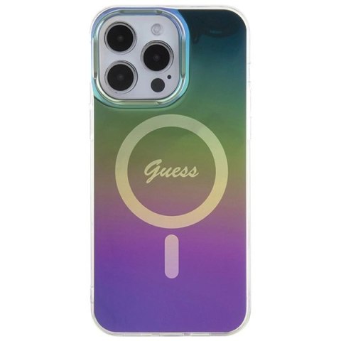 Etui Guess IML Iridescent MagSafe na iPhone 15 Pro Max 6.7" - multikolor Etui Guess IML Iridescent MagSafe na iPhone 15 Pro Max 6.7" - multikolor
