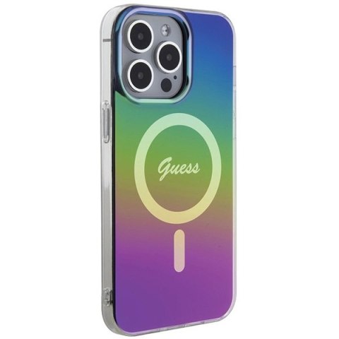 Etui Guess IML Iridescent MagSafe na iPhone 15 Pro Max 6.7" - multikolor Etui Guess IML Iridescent MagSafe na iPhone 15 Pro Max 6.7" - multikolor